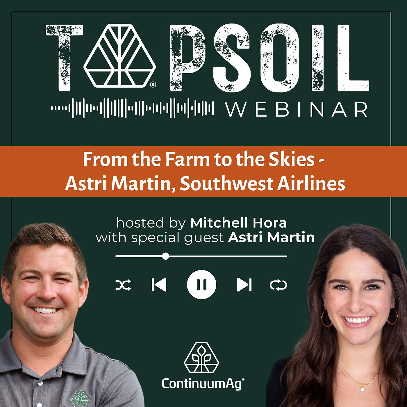 From the Farm to the Skies - Astri Martin, Southwest Airlines | TopSoil Webinar cover art