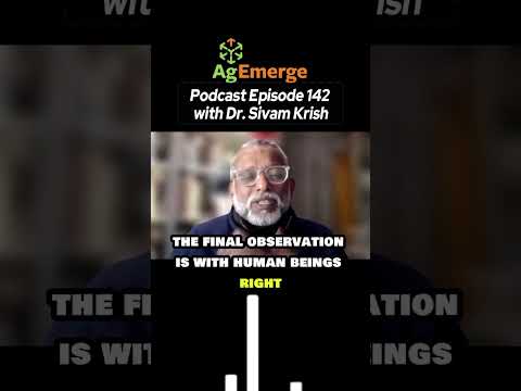 AgEmerge Podcast 142 with Dr  Sivam Krish CEO GoMicro #ai #regenerativeag #farming #qualitycontrol
