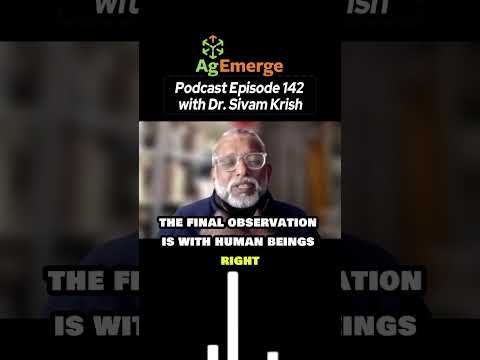 AgEmerge Podcast 142 with Dr  Sivam Krish CEO GoMicro #ai #regenerativeag #farming #qualitycontrol cover art