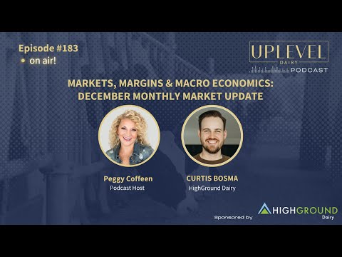 183 | Markets, Margins & Macro Economics: December Monthly Market Update | Dairy Market