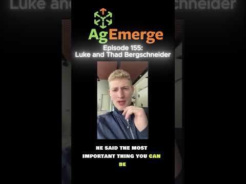 AgEmerge Podcast 155: Luke & Thad Bergschneider #podcast #farming #FFA #regenerativeag #agronomy cover art