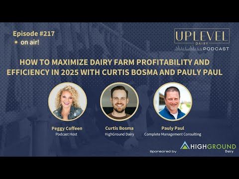 217 | How to Maximize Dairy Farm Profitability and Efficiency in 2025 with Curtis Bosma & Pauly Paul cover art