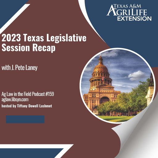 Episode #159: J.Pete Laney (2023 Texas Legislative Session Recap) cover art