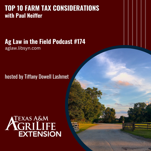 Episode #174: Paul Neiffer (Top 10 Farm Tax Considerations) cover art