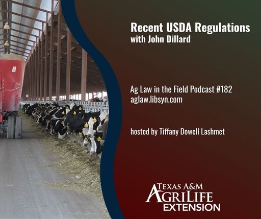 Episode #182: John Dillard (Recent USDA Regulations) cover art