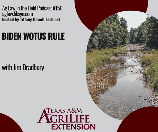 Episode #150: Jim Bradbury (Biden WOTUS Rule) cover art