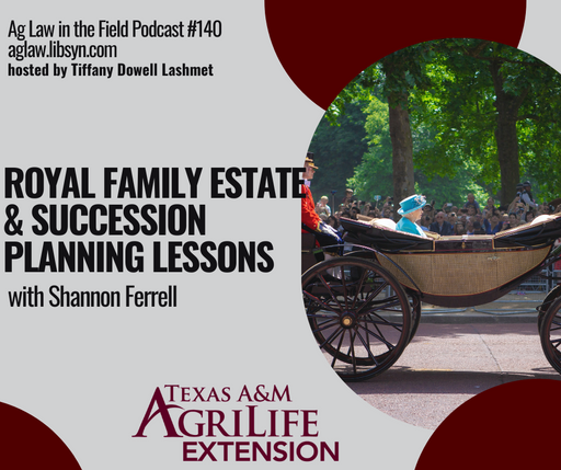 Episode #140 - Shannon Ferrell (Royal Family Estate & Succession Planning Lessons) cover art
