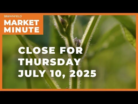 Soybeans were modestly higher Thursday | Closing Market Minute cover art