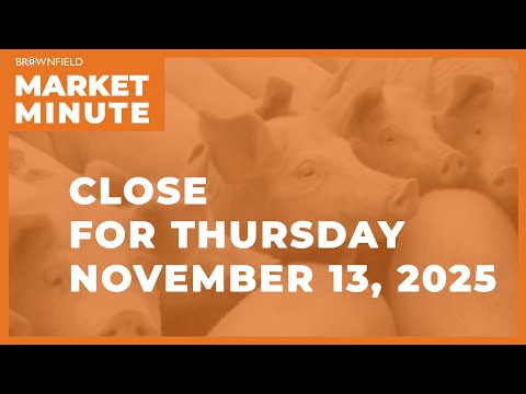 Cattle futures were sharply lower Thursday | Closing Market Minute