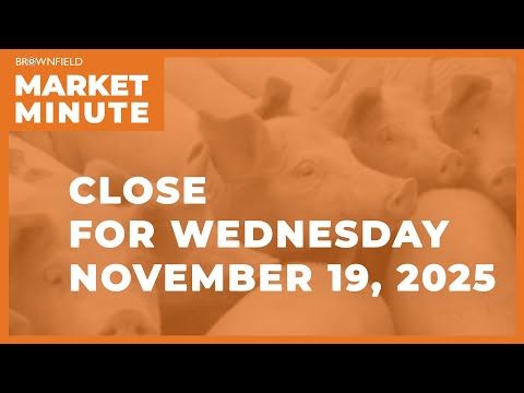 Cattle futures were sharply lower at midweek | Closing Market Minute cover art