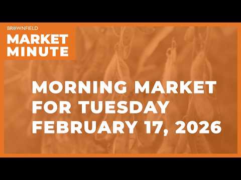Soybeans were down overnight | Morning Market Minute