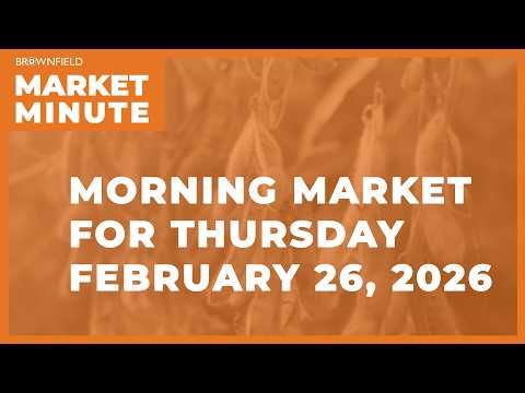 Corn was higher overnight | Morning Market Minute cover art