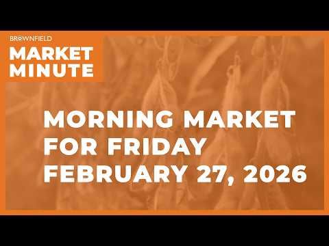 Grains and oilseeds were higher overnight | Morning Market Minute cover art