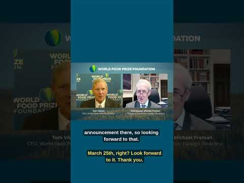 Find out the 2026 World Food Prize Laureate on March 25!  #foodsecurity #FoodPrize26 #hunger