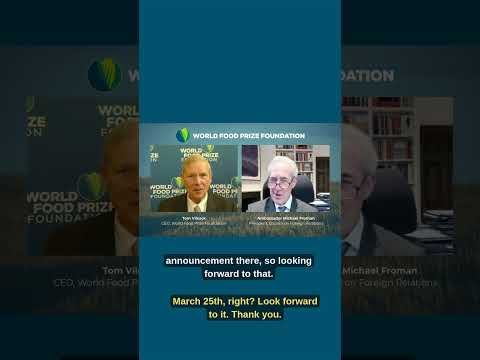 Find out the 2026 World Food Prize Laureate on March 25!  #foodsecurity #FoodPrize26 #hunger cover art