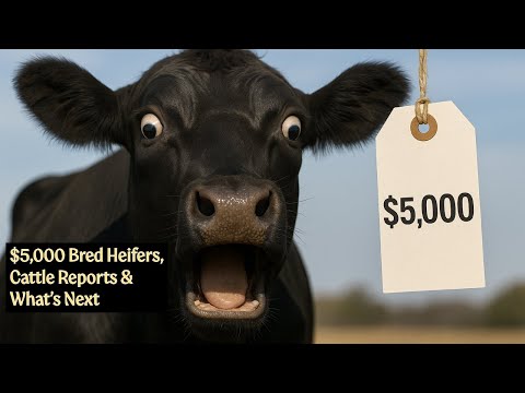 $5,000 Bred Heifers, Cattle Reports & What’s Next