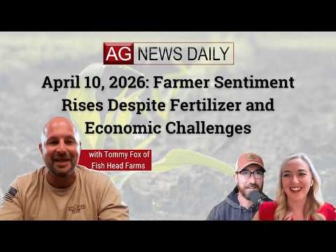 April 10, 2026: Farmer Sentiment Rises Despite Fertilizer and Economic Challenges cover art