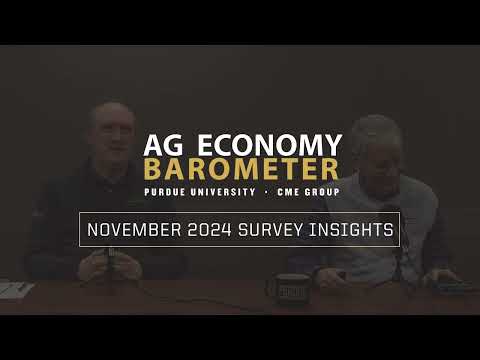 Ag Barometer Insights: November 2024 Survey Results, AgCast Episode 179