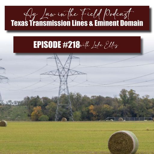 Episode #218:  Luke Ellis (Transmission Lines & Eminent Domain) cover art