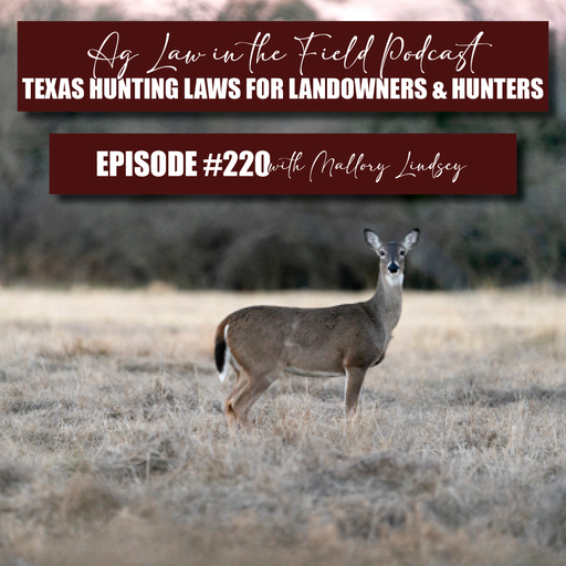 Episode #220: Mallory Lindsey (TX Hunting Laws) cover art