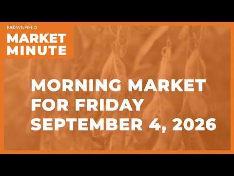 Soybeans were lower overnight | Morning Market Minute cover art
