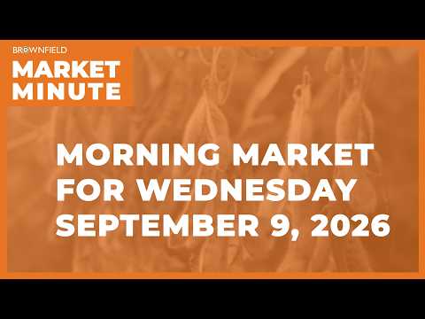 Soybeans were down overnight | Morning Market Minute