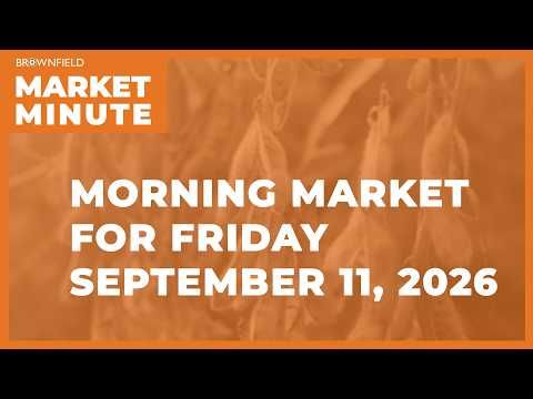 Soybeans were down overnight | Morning Market Minute cover art