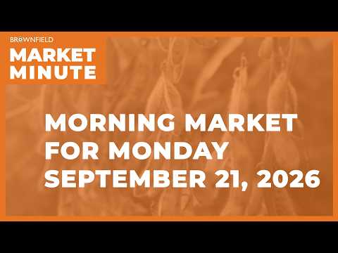 Soybeans were higher overnight | Morning Market Minute
