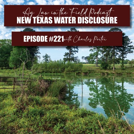 Episode #221: Charles Porter (New Texas Water Disclosure) cover art