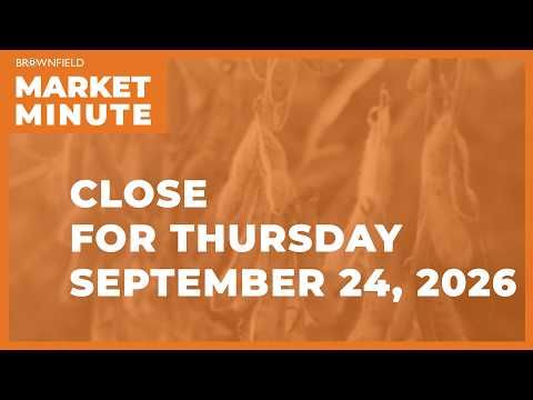 Soybeans were lower Thursday | Closing Market Minute cover art