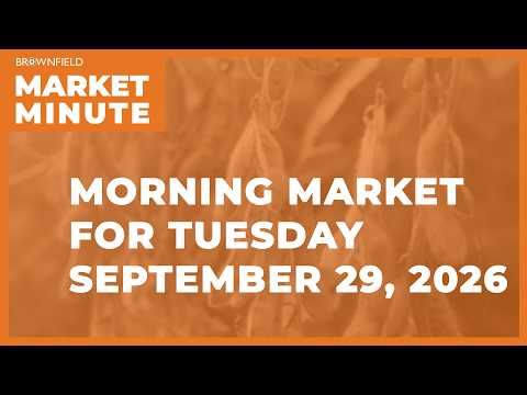 Corn and soybeans were higher overnight | Morning Market Minute cover art